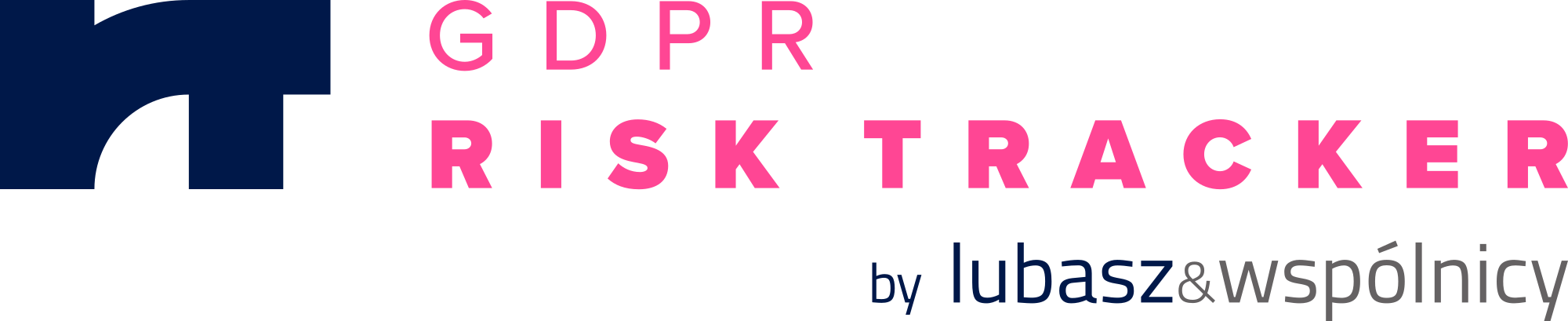 GDPR Risk Tracker 2.0 - logo poziome